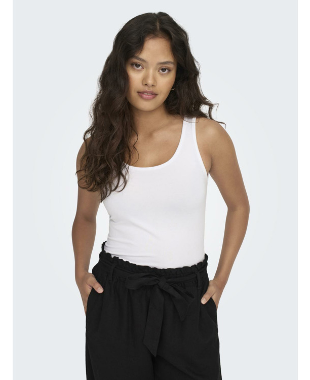 Slim Fit U-Neck Sleeveless (S/L) Klassieke Basic mouwloze tanktop met U-hals