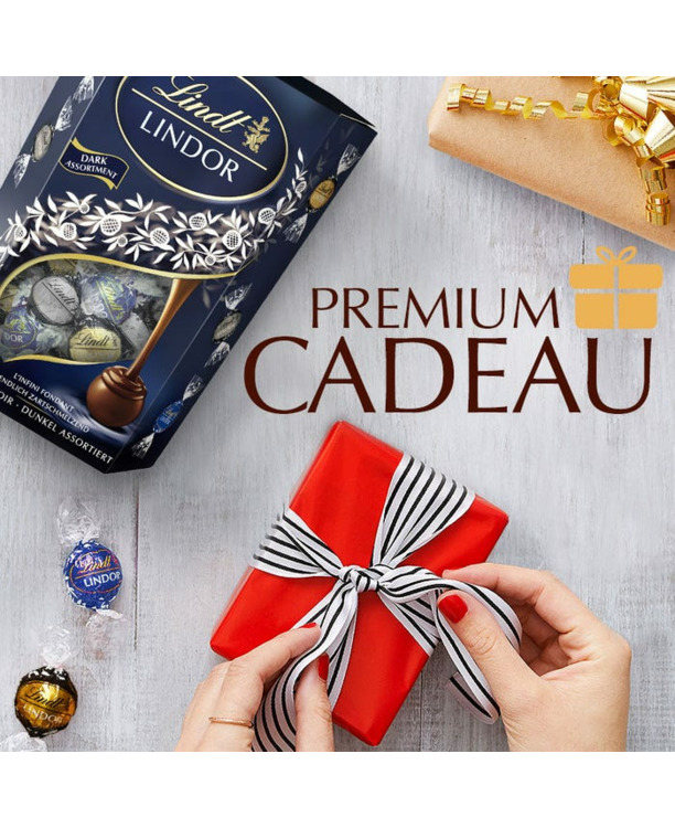LINDOR Pure Assorti chocolade bonbons 500g