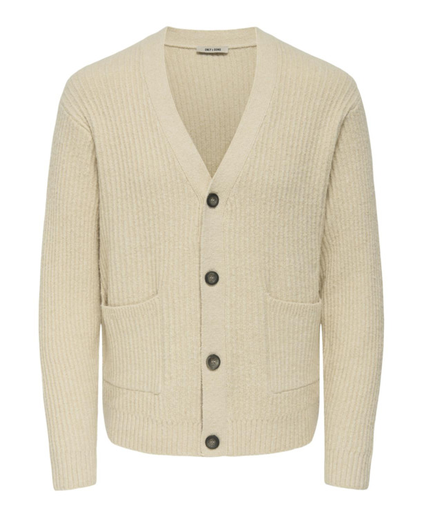 Ruimvallende V-hals lange mouwen (L/M) Heren