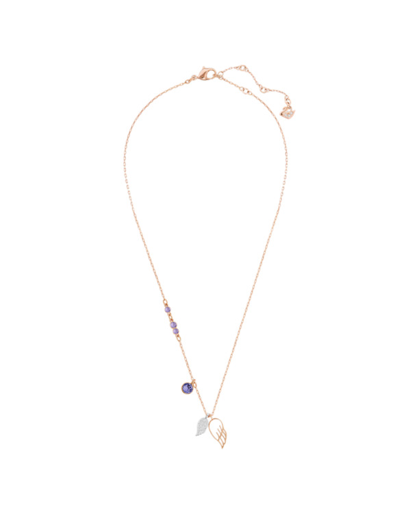 Symbolica Pendant OU Rose Gold shiny Tanzanite Crystal