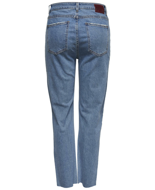 Straight Fit Straight fit jeans met zakken aan de voorkant en enkellengte
