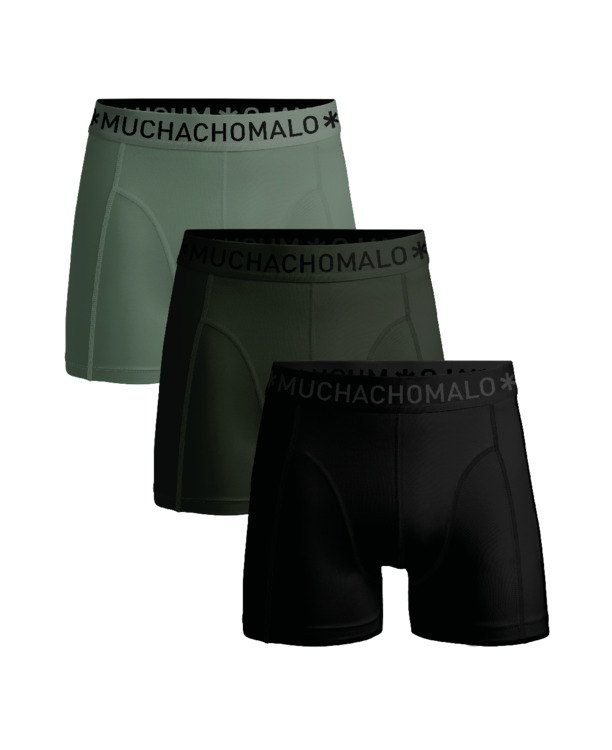 Heren 3-Pack Boxershorts Effen