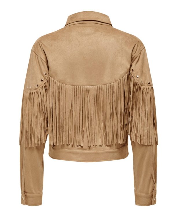 ONLELLIE L/S FAUX SUEDE FRILLS JACK