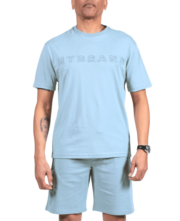 MYBRAND Geëmbosseerd Statement T-shirt MANNEN