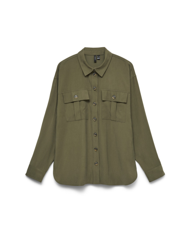 Loose Fit Shirt Collar Long Sleeves (L/S)