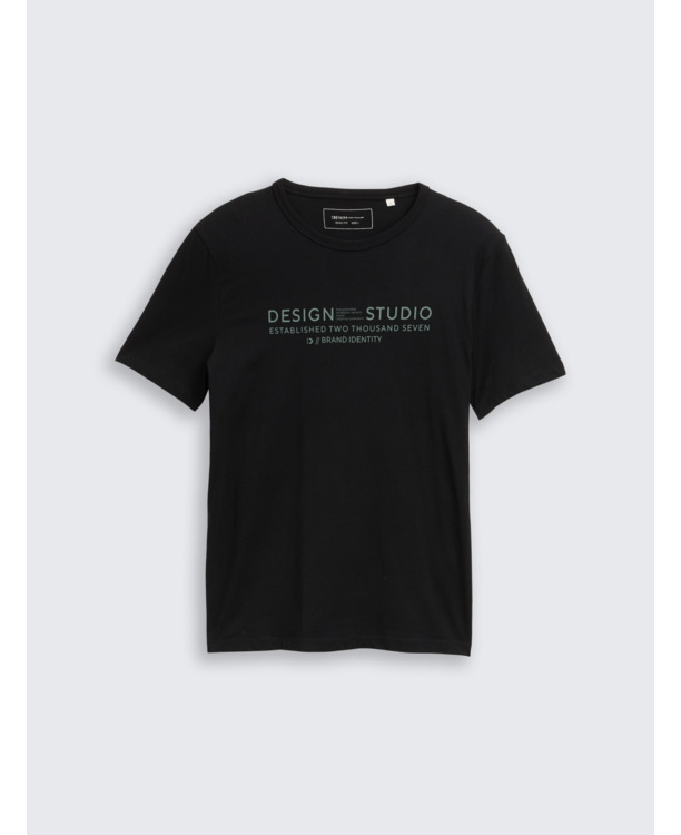 Basic T-shirt met logoprint