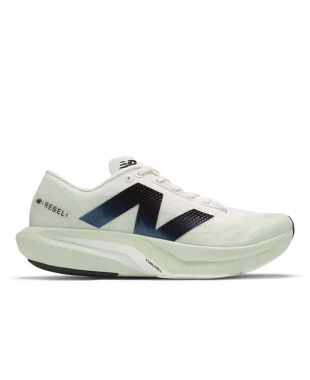 New Balance heren hardloopschoenen groen FuelCell Rebel v4