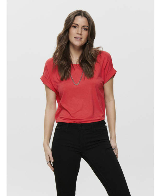 Regular Fit O-Neck Short Sleeves (S/S) Regular fit top met ronde hals en korte mouwen