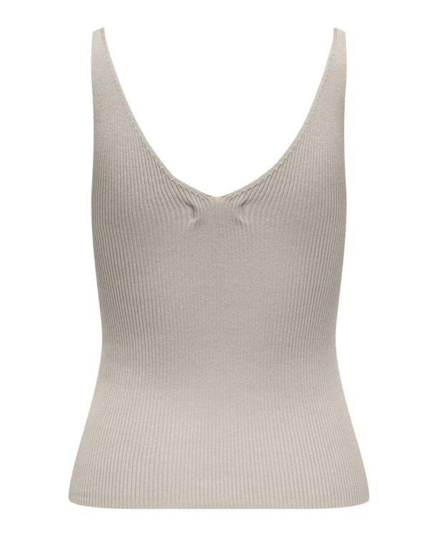 Knit Fit V-Neck Sleeveless (S/L) Gebreide top