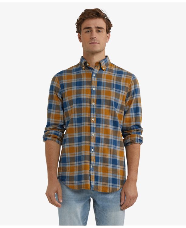 Flannel Check Shirt 100% Cotton Heren