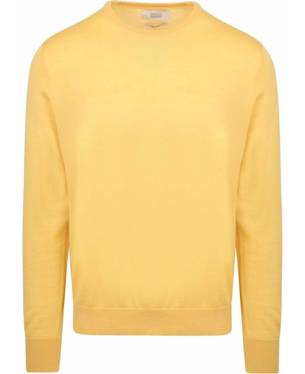 King Essentials The John Pullover Merino Geel