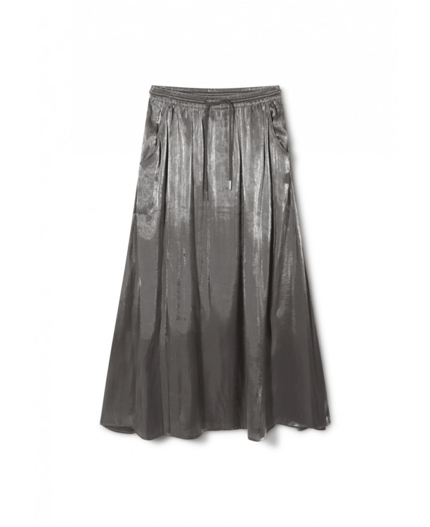 10DAYS Dames glanzende rok viscose polyester