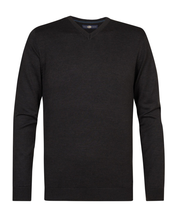 Heren Breiwerk V-hals Basic