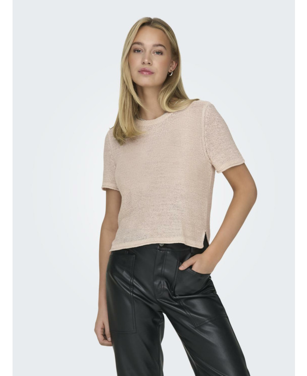 Regular Fit O-Neck Short Sleeves (S/S) Gebreide top