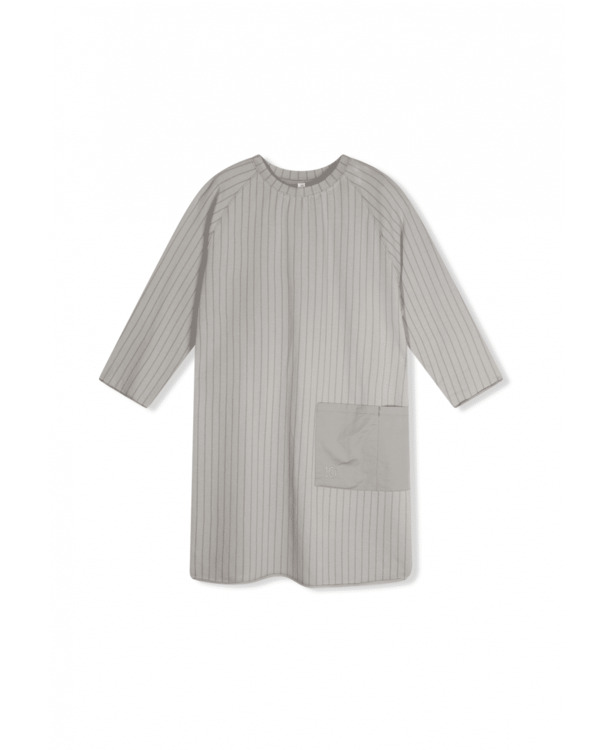 10DAYS Dames gestreepte sweat jurk katoen bottoms