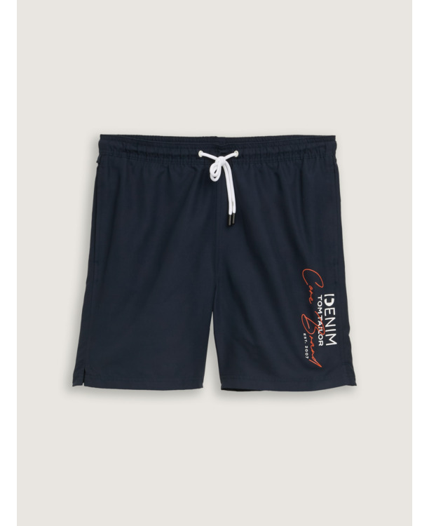 Zwemshort met logoprint