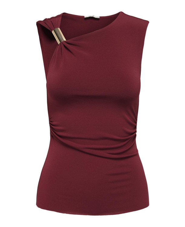Slim Fit Asymmetric Neck Sleeveless (S/L)