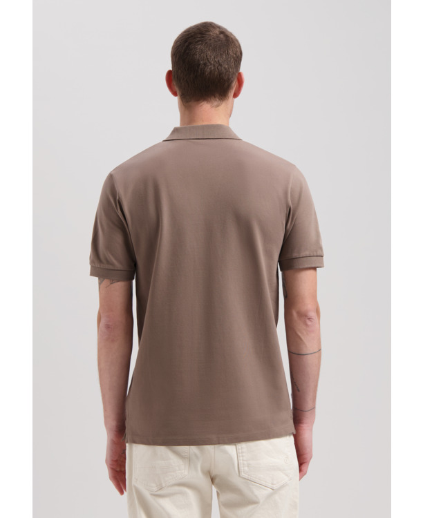 Dstrezzed Heren Jersey Polo Button Polo Zwart Bowie