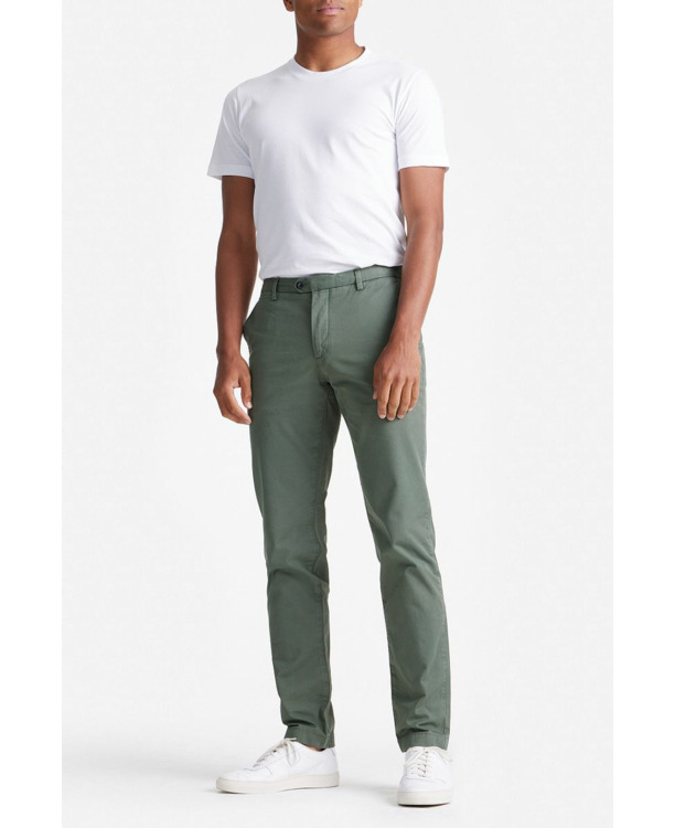 King Essentials The Harry Chino Olijfgroen