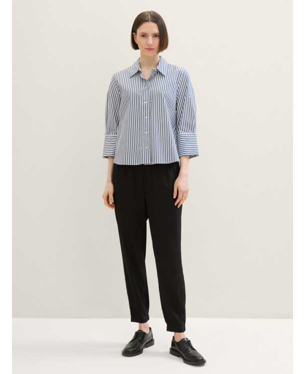 Losse cropped broek