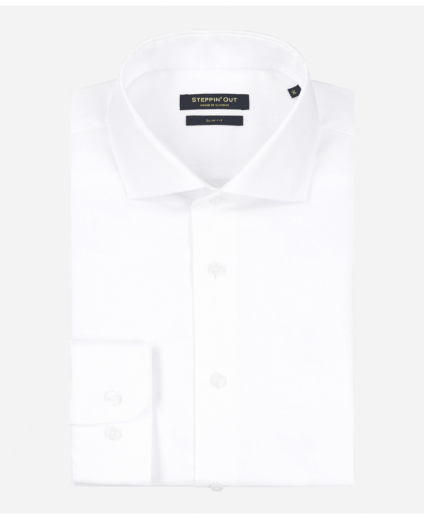 Twill Slim Fit Cutaway shirt