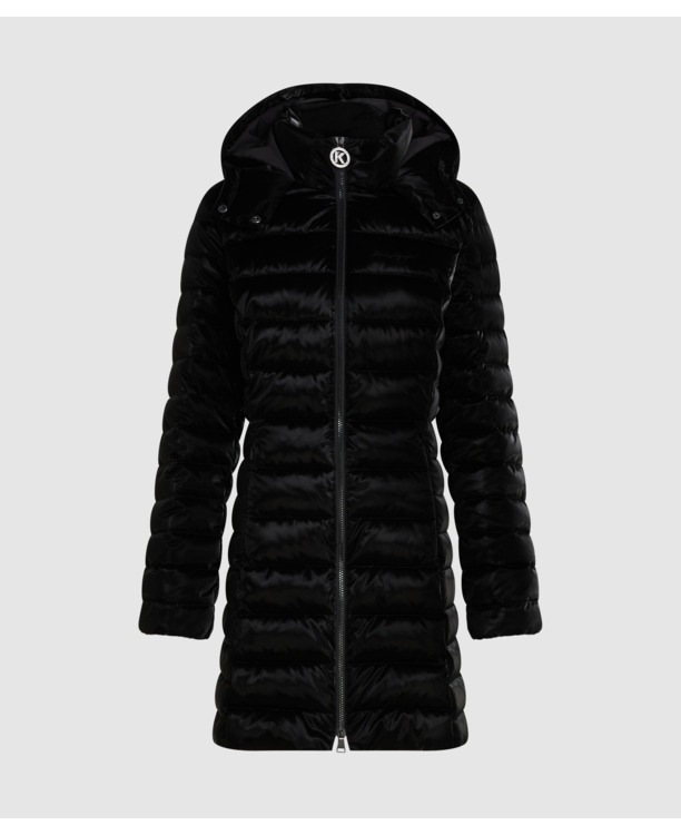 GLOSSY FITTED PUFFER