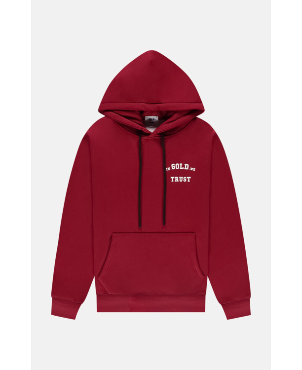 De rode hoodie Unisex