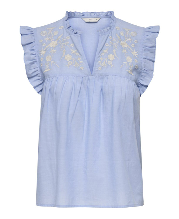 Regular Fit V-Neck Sleeveless (S/L) Mouwloze top met V-hals in normale pasvorm