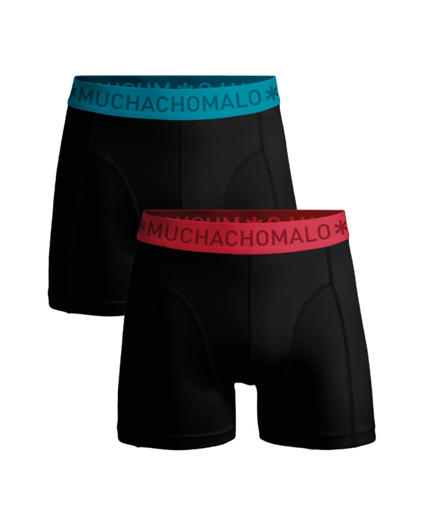 Jongens 2-Pack Boxershorts Effen Black