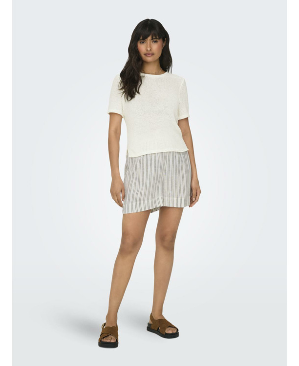 Regular Fit O-Neck Short Sleeves (S/S) Gebreide top