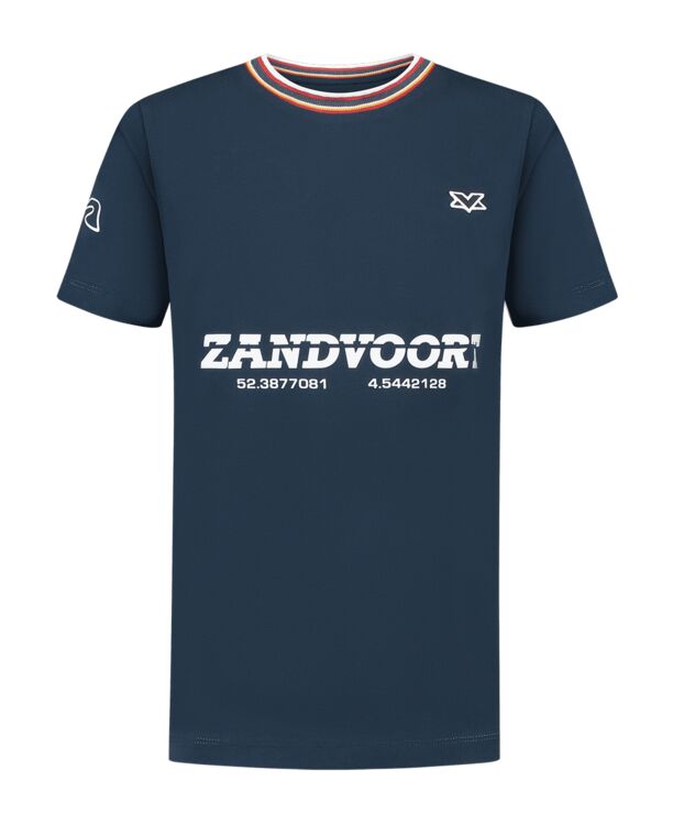 Kids - T-shirt - Navy - MV Official x Zandvoort