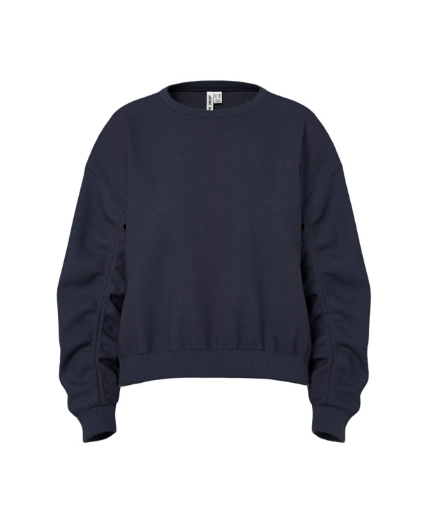 HDMAGGIE GATHERED SLEEVE SWEAT