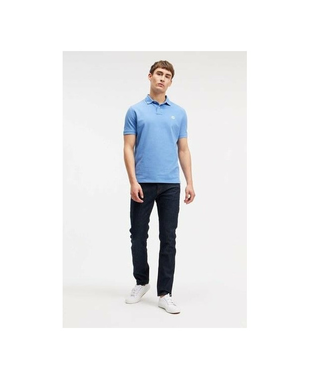 King Essentials The Rene Poloshirt Mid Blauw
