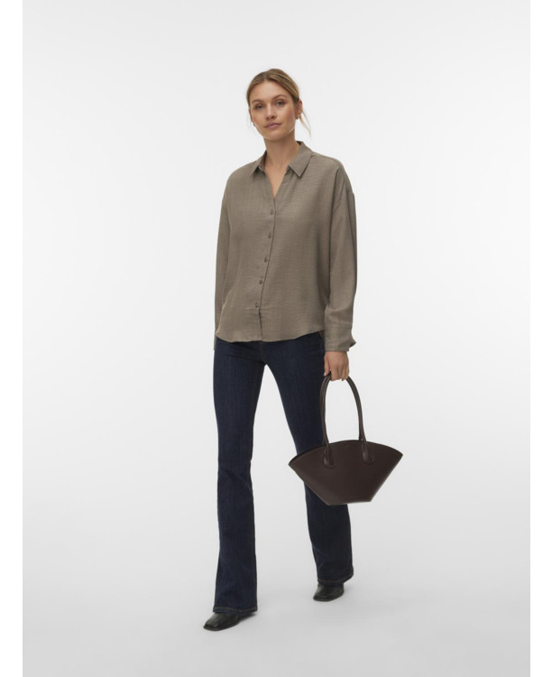 Loose Fit Shirt Collar Long Sleeves (L/S)