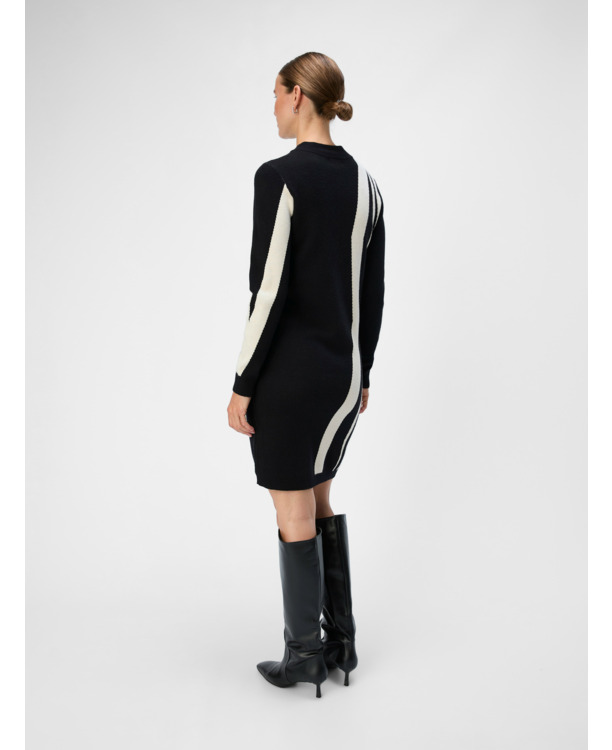 OBJRAY L/S  KNIT DRESS AOP NOOS