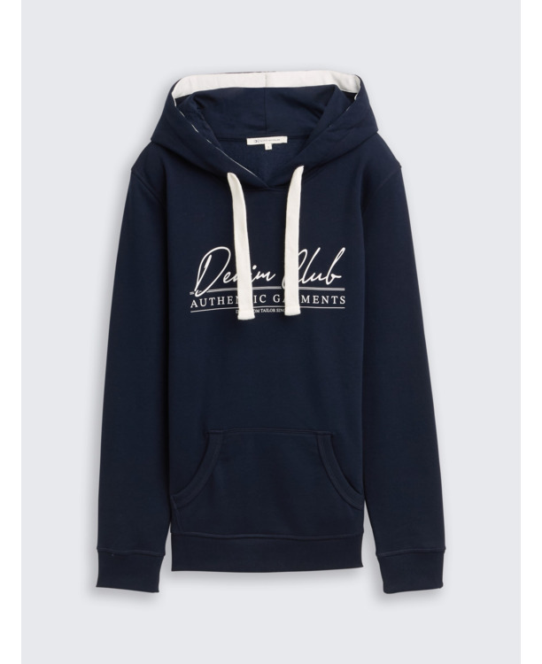 Hoodie sweatshirt met logoprint