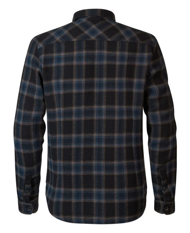 Men Shirt Long Sleeve Check