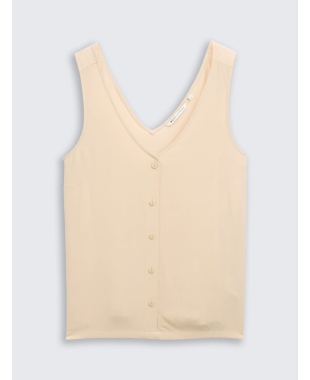 Top met knoopsluiting