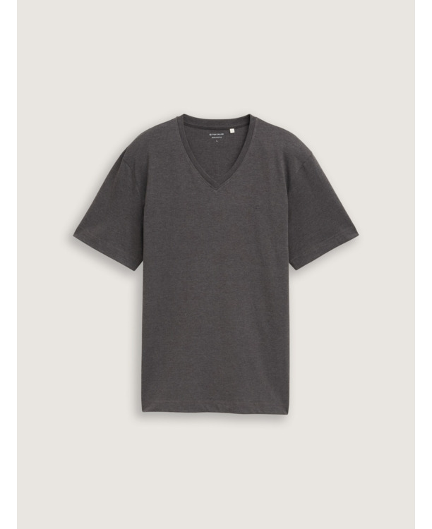 Basic T-shirt met V-hals