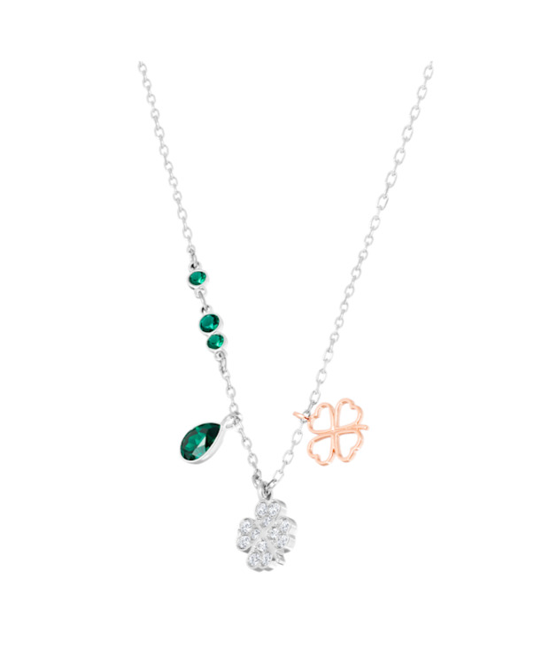 Symbolica Pendant Mixed Plating Emerald Crystal