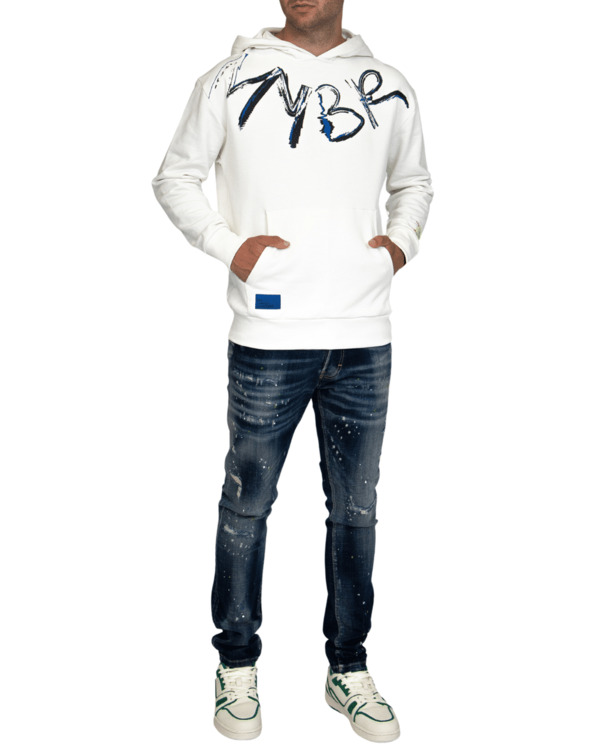 MYBRAND Handtekening Klad Hoodie MANNEN