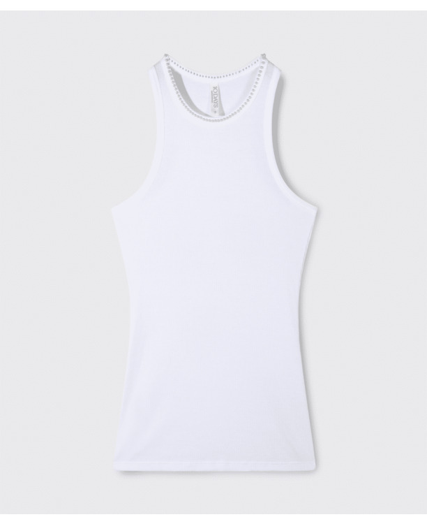 10DAYS Dames tanktop parel katoen