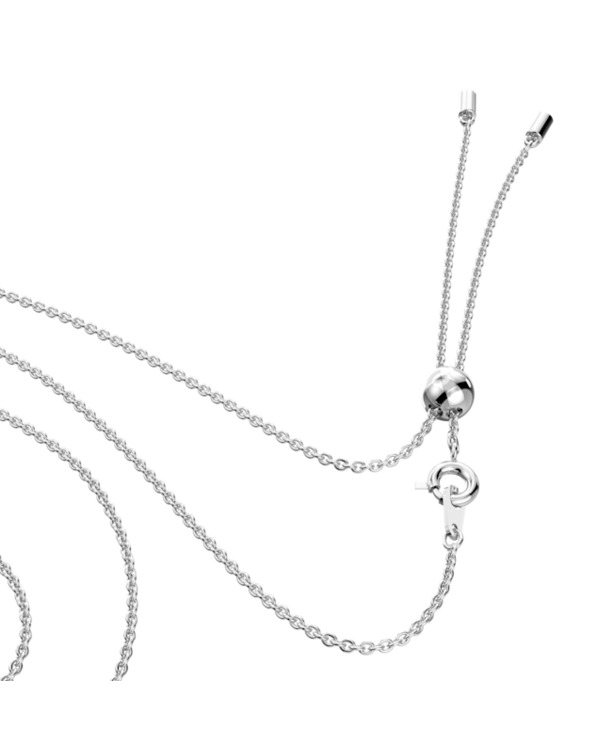 Generation Pendant Medium Rhodium shiny Crystal