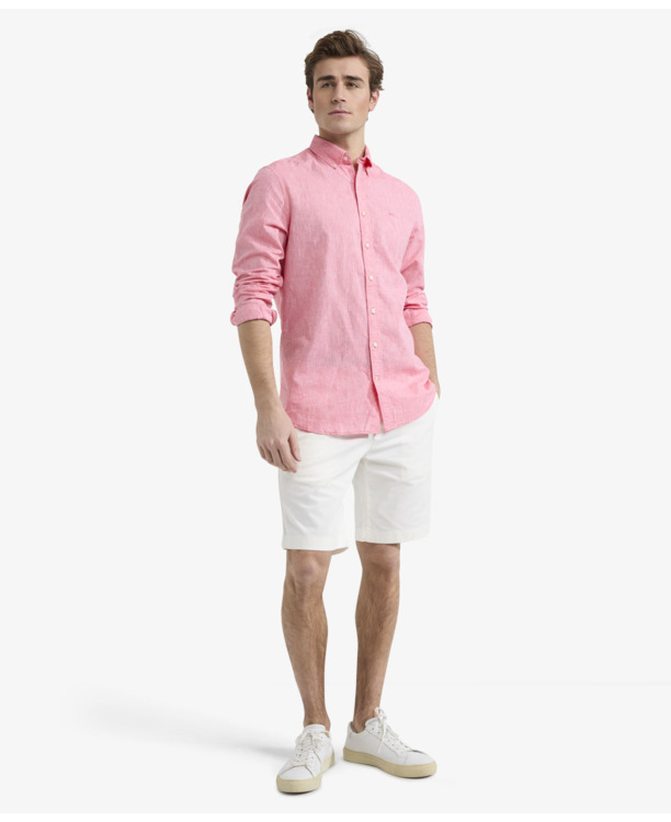 Cotton Linen Shirt Heren