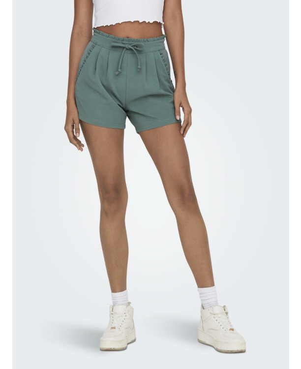 Regular Fit Korte broek met trekkoord