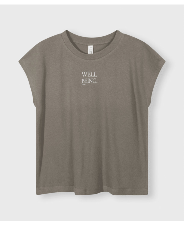 10DAYS Dames korte mouw linnen t-shirt