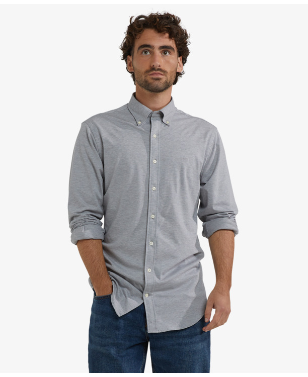 Stretch Pique Shirt Heren