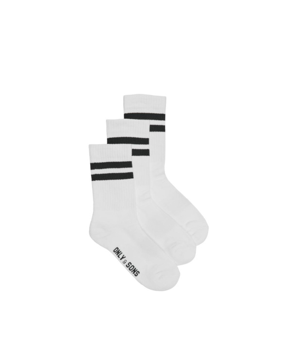 ONSRODY STREEP 3-PACK TENNIS SOKKEN NOOS Heren
