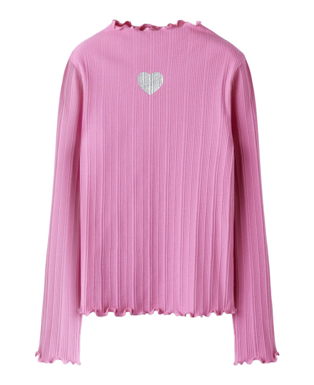 Slim Fit Mock Neck Lange Mouwen (L/M) Meisjes