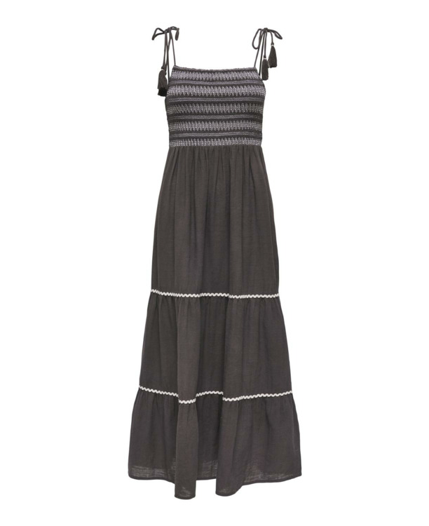 Regular Fit Square Neck Sleeveless (S/L) Zomerjurk met vierkante hals en dunne bandjes